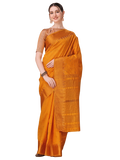 Mangalagiri Silk Cotton Saree - Dusty Rose