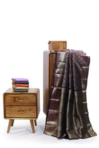 KANCHI MANOHAR BROCET SPL - Deep Plum