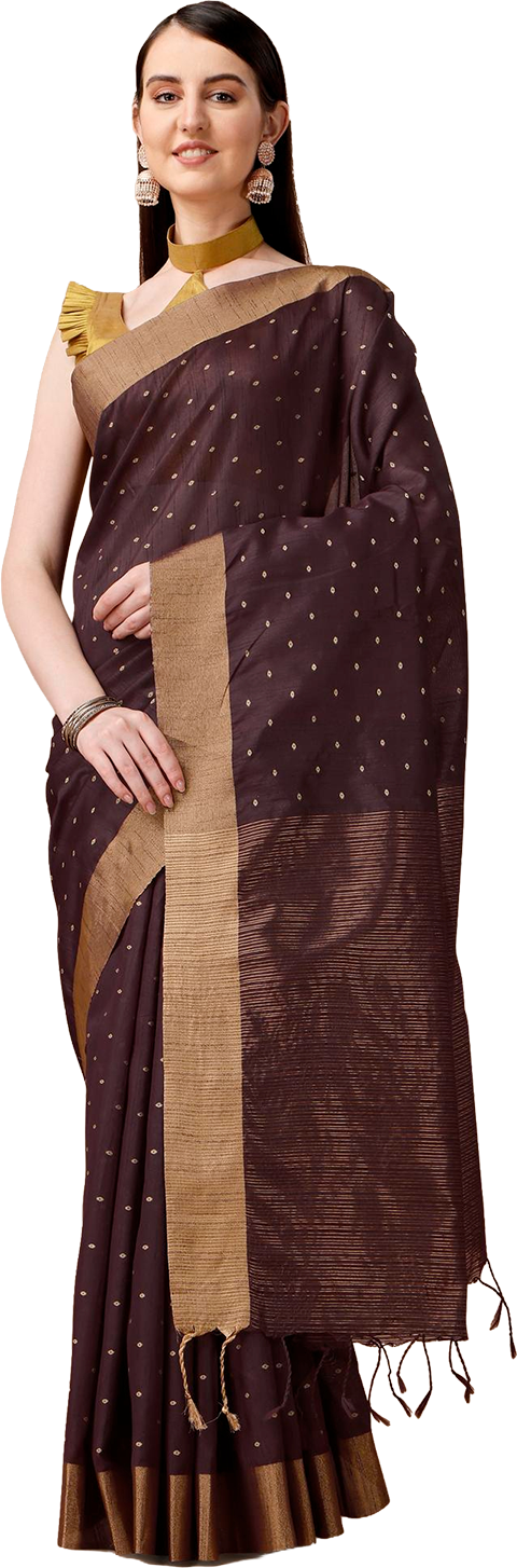 Mangalagiri Cotton Saree - Indigo & White